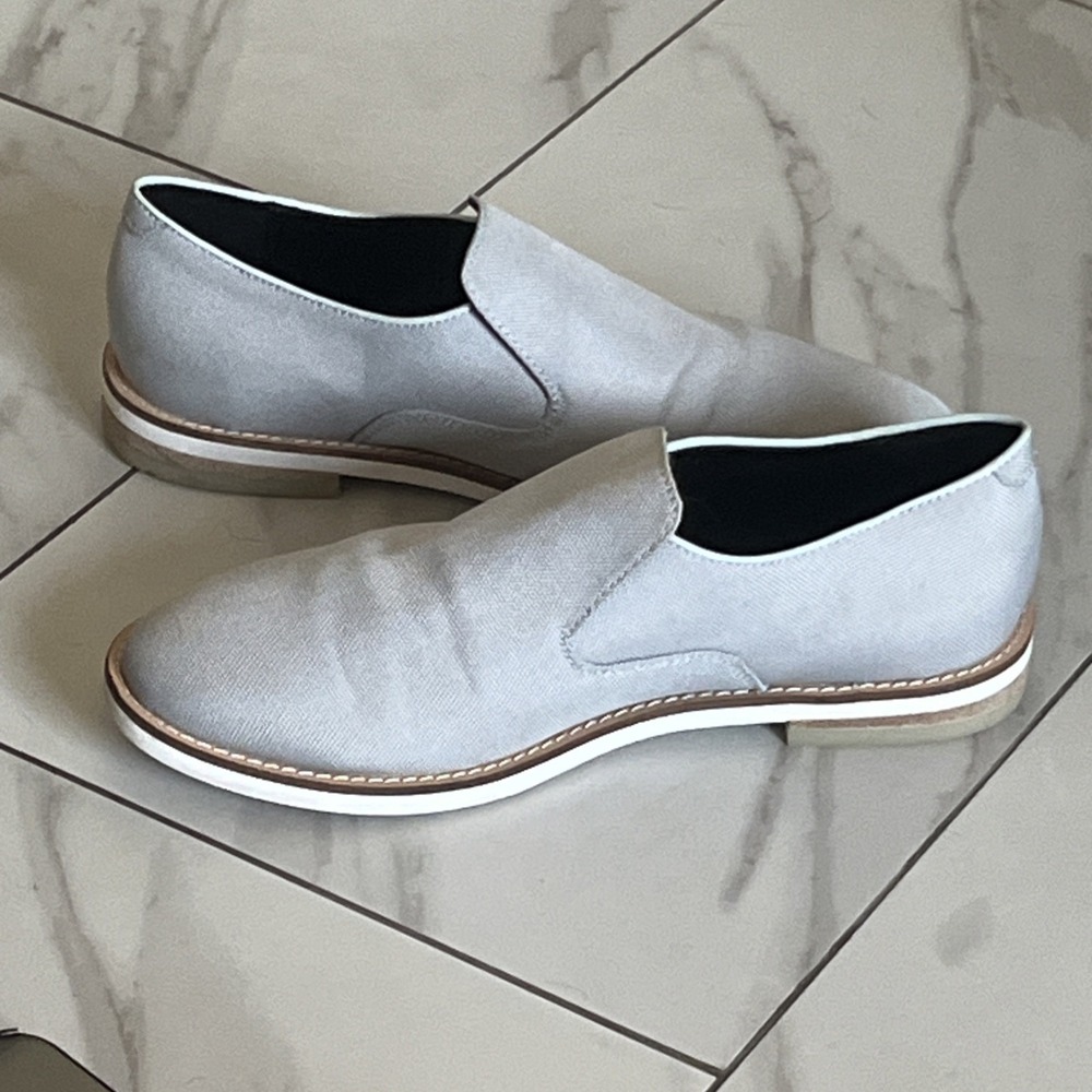 Calvin Klein Alfie Men's Gray Ballistic Loafer Dress Shoes Sz 8.5‎ - Picture 14 of 14